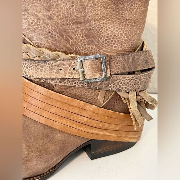 Freebird MEZCAL Brown Bootie western style size 8 - Picture 5 of 17